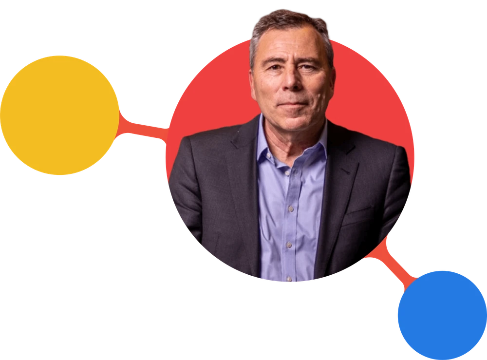 Francisco Guzmán, retrato con nodos del evento